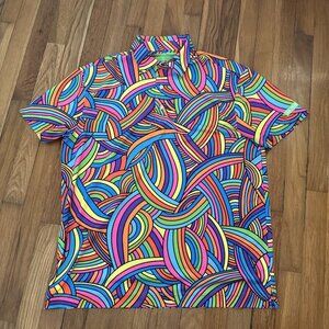 USA Palm Polo Shirt Men's Sundream Size L